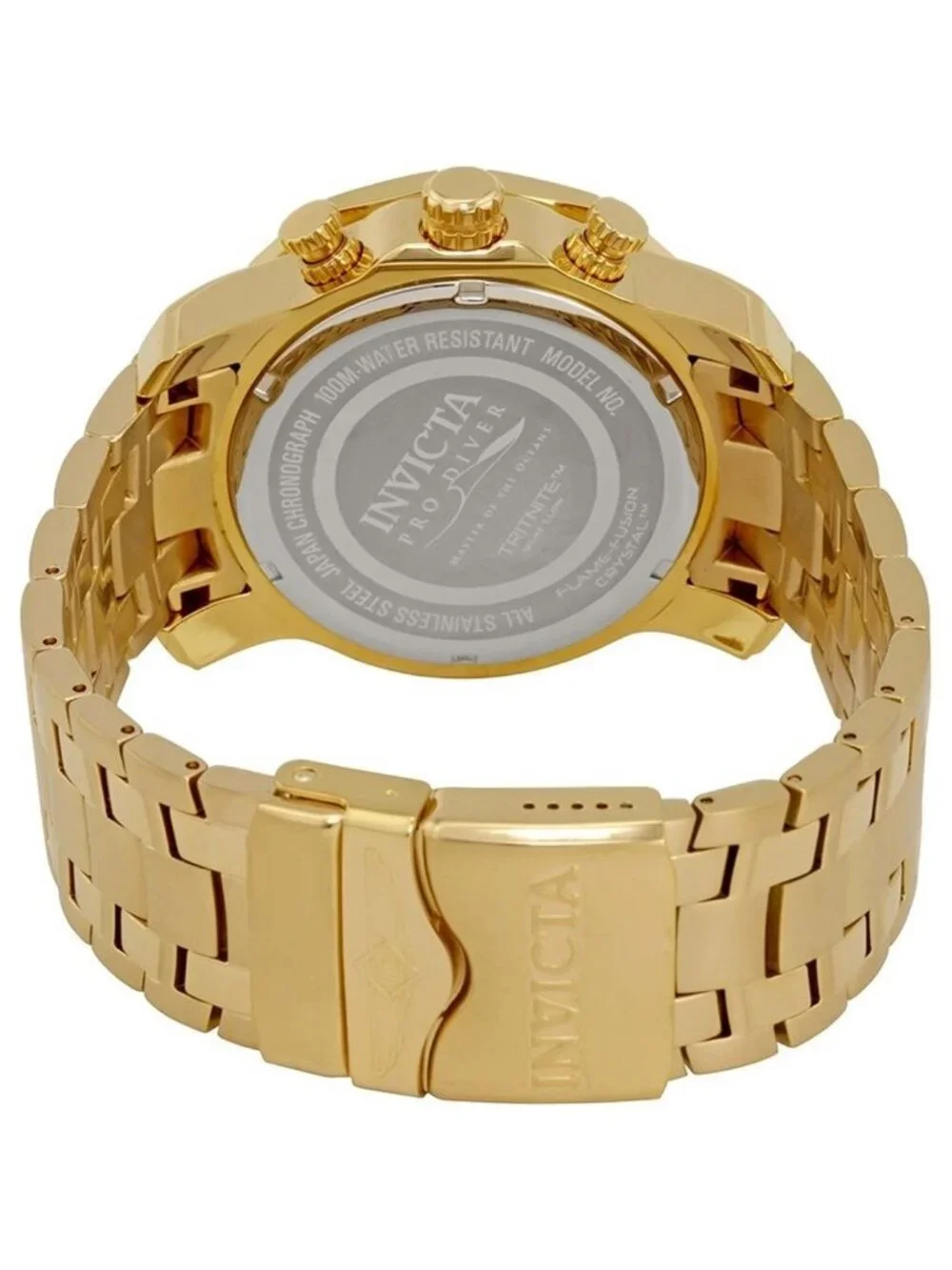 NWT Invicta Pro Diver Chronograph Gold Dial Men's Watch